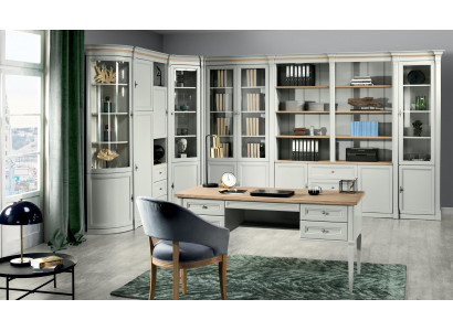 Bureau inrichting tafel met laden werkkamer thuiskantoor bureau nieuw