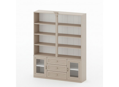 Klassieke kasten kast wandmeubel vitrine vitrinekast hout