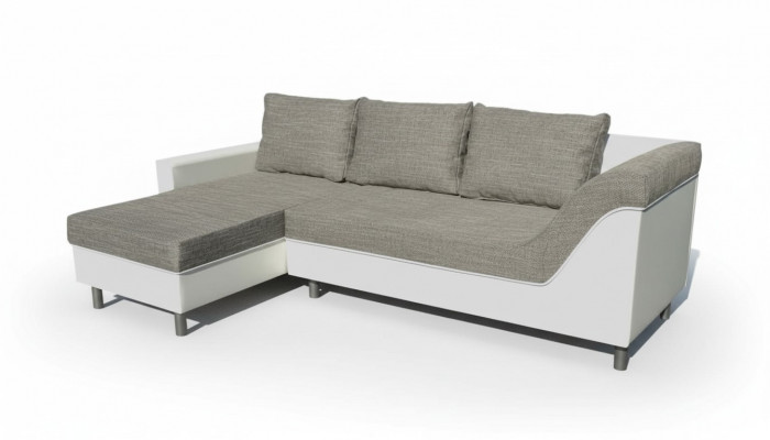 Sofa L-vorm leren bank woonlandschap set design modern bankstel