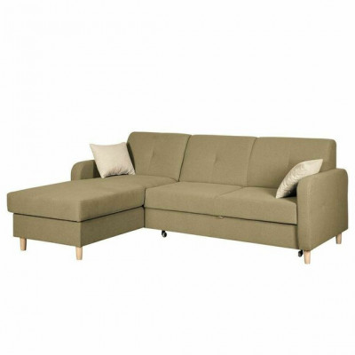 Hoekbank L-vorm Bank Woonlandschap Set Bekleding Ontwerp Slaapfunctie Modern