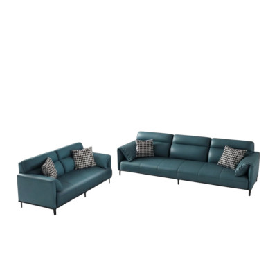 Sofa 3-zits leren bankstel bank woonlandschap set design modern zitplaats