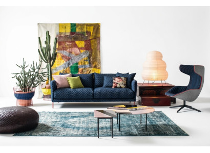 Ontwerp Groep Bank Bekledingsset Stoel Banken Bank 3-Zits + Oorfauteuil