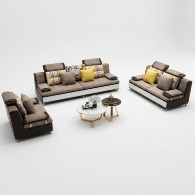 Ontwerp driezits lounge meubels 3-zits bank bank gestoffeerde club banken sofa's.