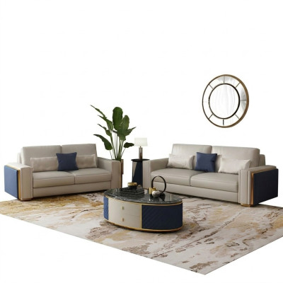 Bankstel 3+2+1 Modern Designbankstellen Leren Bank Zithoek Bank Zitplaats