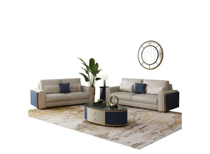 Bankstel 3+2+1 Modern Designbankstellen Leren Bank Zithoek Bank Zitplaats