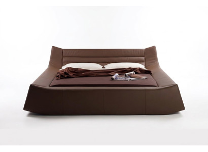 Bed Bekleding Ontwerp Luxe Tweepersoons Hotelbedden Slaapkamer Leer Stof Modern