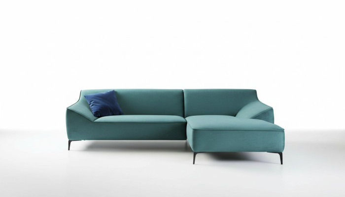 Hoekbank L-vorm woonlandschap bank bank bekleding hoekstel stof banken nieuw