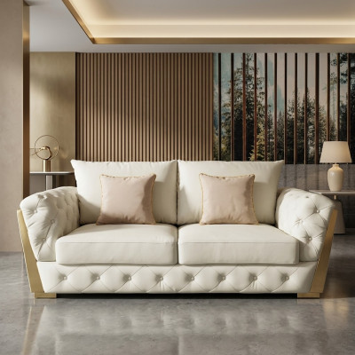 Ontwerp tweepersoons lounge meubels, 2-zits bank sofa bekleding club banken.