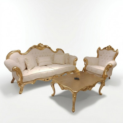 Bankstel 3+3 zits Chesterfield luxe bankstel 2-delige bankstel klassiek meubilair nieuw.