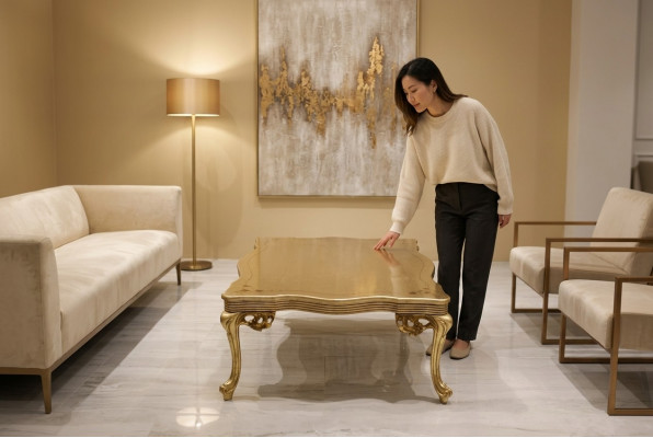 Salontafel Woonkamertafel Goud Luxe Bijzettafels Salontafel Nieuw