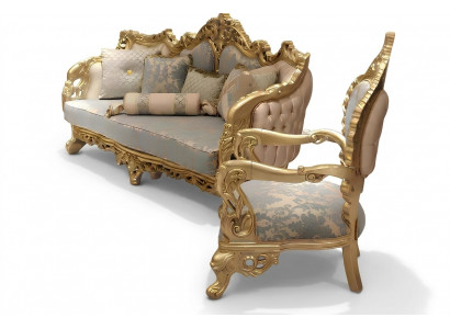 Klassieke bankstel 3+3+1 zits Chesterfield relaxfauteuil meubelbank nieuw