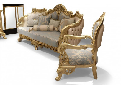 Sofaset 3+3 zits Chesterfield 2x bank Klassieke Relaxfauteuil 2-delige meubels
