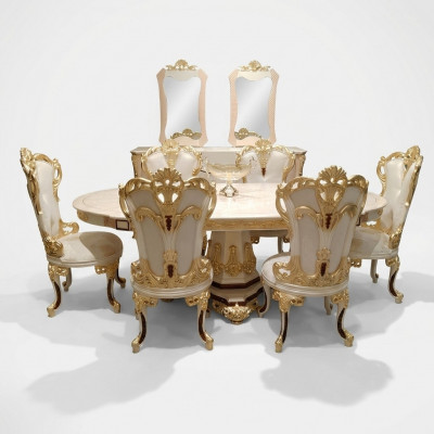 Eettafel Houten tafel Tafel Groep Eetkamer Woonkamer Set Hout Ontwerp Tafels