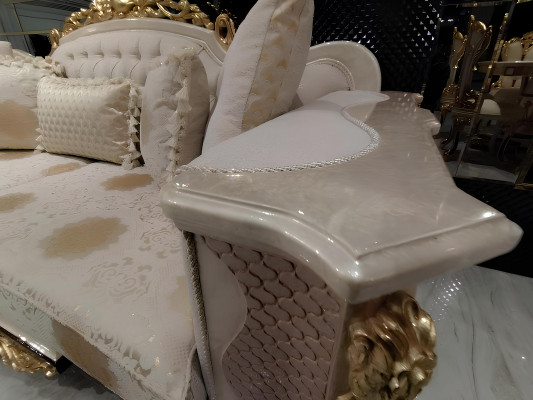 Luxe bankstel 3+3 zits textiel designer Chesterfield bankstel 2x 3 zitter Nieuw