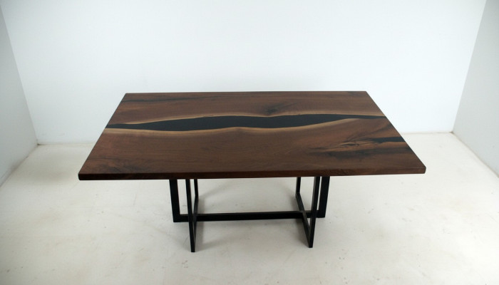 Massieve eikenhouten tafel Conferentie grote xxl eettafel Keukentafels