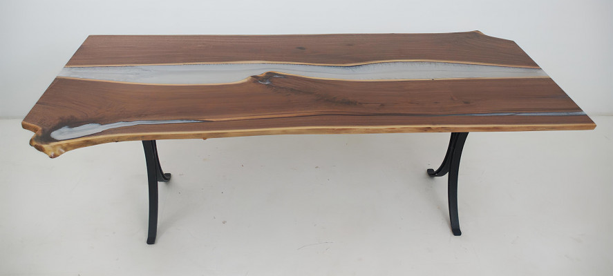 Eettafel Rivierwater Echt hout Riviertafel 220x110 Tafels