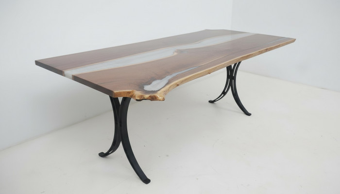 Eettafel Rivierwater Echt hout Riviertafel 220x110 Tafels