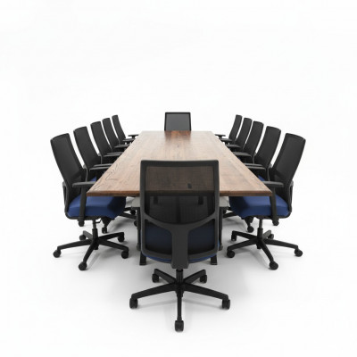 Conferentie Besprekingstafel Echt Hout Massieve Meubels Tafels Eettafel