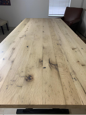 Echt hout Epoxyhars Eettafel River Table 260x90 Nieuw Massieve tafels
