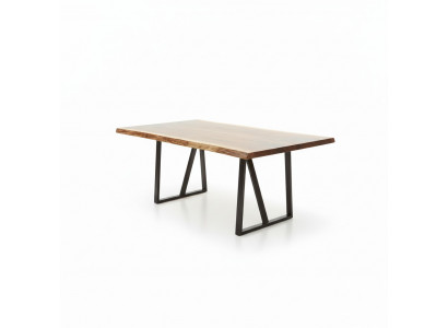 Epoxiharsen eettafel echt hout massieve meubelen waterval epoxy tafel 260x100cm.