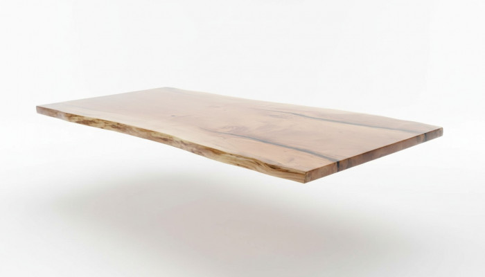 Eettafel Epoxyhars Echt hout Massief meubilair Waterval epoxytafel 240x100cm