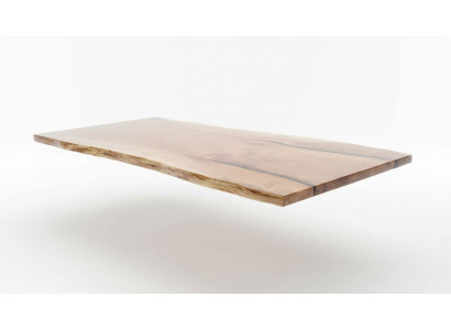 Eettafel Epoxyhars Echt hout Massief meubilair Waterval epoxytafel 240x100cm