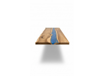 Eettafel tafels epoxyhars epoxytafel waterval echt hout massief meubilair