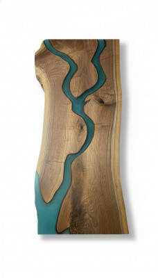 Eettafel River Table Echt Hout Decor Riviertafel Massief Epoxyhars Tafels