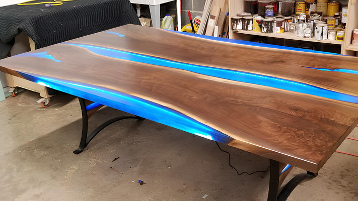 Eettafel River Table Echt hout Riviertafel 260x110 Massieve tafels
