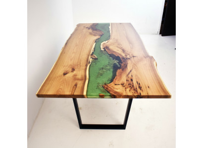 Eettafel Zee Water Rivier Echt hout Riviertafel 200x90 Tafels
