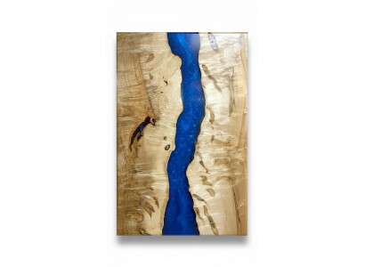 Eettafel River Table Massief Tafels 220x100 Riviertafel Epoxyhars Zee