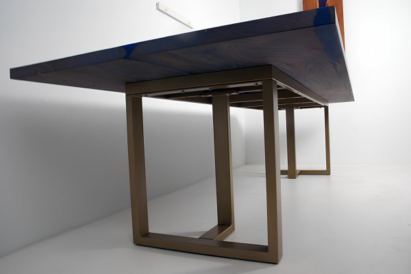 Epoxiehars Eettafel River Table Echt hout Massief Decoratie Tafels 220x100