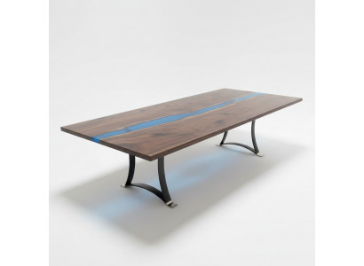 Epoxihars Eettafel River Table 240x100 Riviertafel Nieuw Echt Hout Tafels