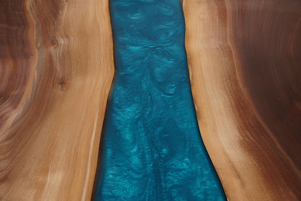 Tafel eettafel tafels epoxyhars epoxy massief design meubels 240x100 echt hout