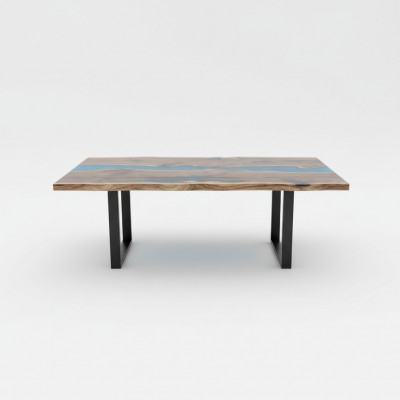 Rivier Tafels Eettafel Ontwerp Tafel Moderne Zee Meubels 220x90 Epoxy Hars Oceaan