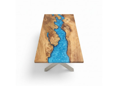 Salontafel River Table Echt Hout Riviertafel 120x90 Massieve Tafels