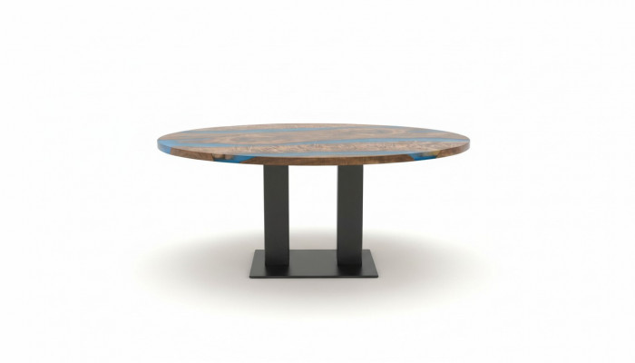 Massieve eettafel Ronde tafel Epoxy hars meubelen Waterval riviertafels Meubels