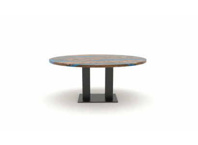 Massieve eettafel Ronde tafel Epoxy hars meubelen Waterval riviertafels Meubels