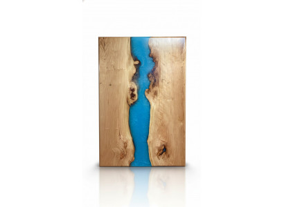 Epoxihars eettafel echt massief houten meubels waterval epoxytafel Nieuw 200x90