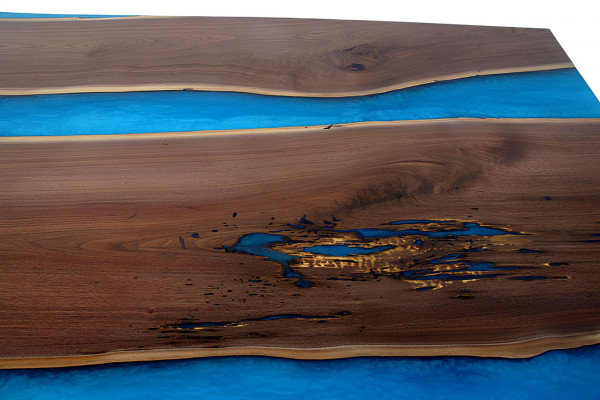 Moderne Tafels Eettafel Meer Design Tafel Hars Rivier Meubels 220x90 Epoxy Oceaan