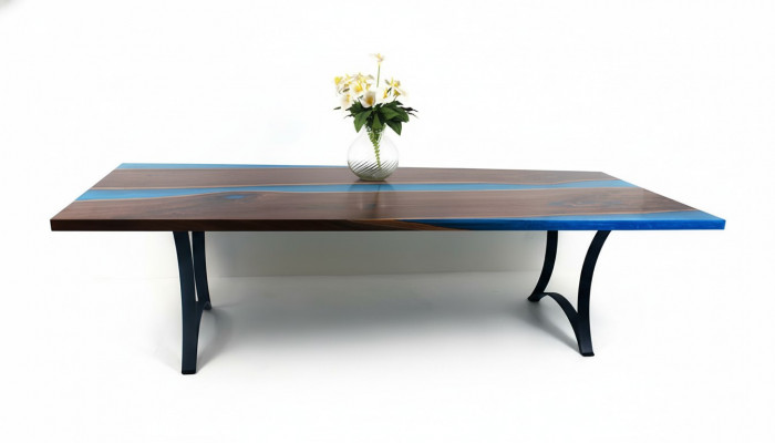 Moderne Tafels Eettafel Meer Design Tafel Hars Rivier Meubels 220x90 Epoxy Oceaan