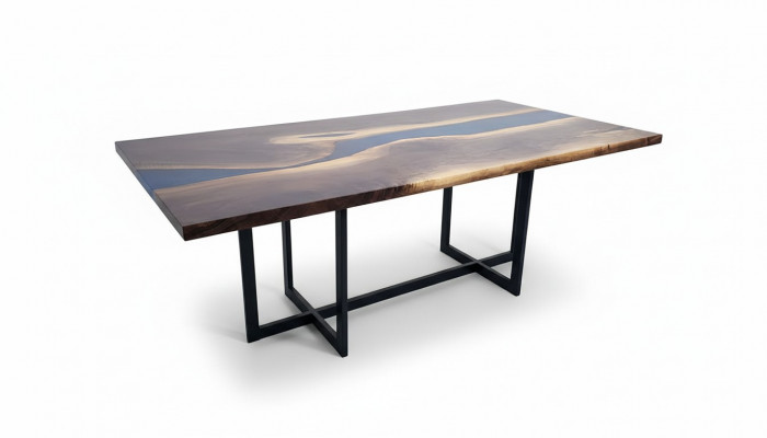 Eettafel Ontwerp Tafel Hars Moderne Tafels Zee Oceaan Rivier Meubels 220x90 Epoxy