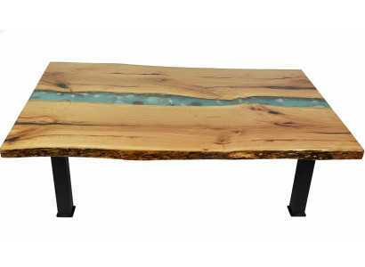 Bijzettafel salontafel epoxy meubels ontwerperstafel epoxyhars tafels 120x70cm
