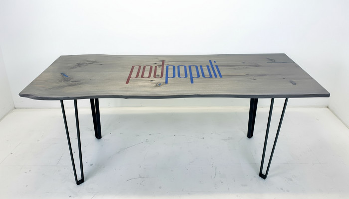 Houten tafel eetkamer meubelen vergadertafel epoxyhars giet hars nieuw Epoxyhars