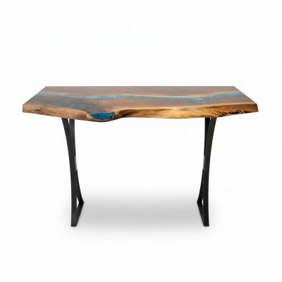 Console-ontwerp tafel commode met de hand gemaakte epoxyhars tafels