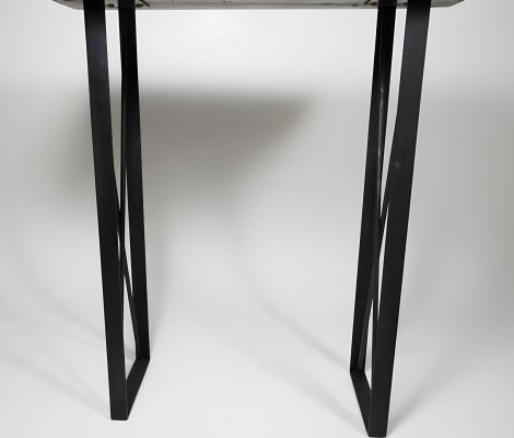 Handgemaakt massief salontafel ontwerptafel epoxy-console tafels