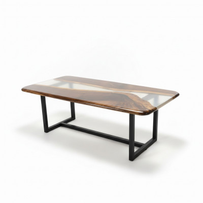 Tafels epoxyhars eettafel hout massief meubilair waterval epoxy tafel giet hars