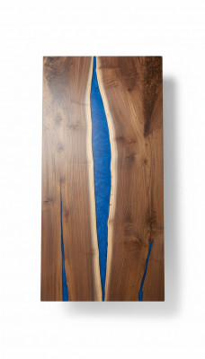 Waterval tafel epoxyhars eettafel epoxy tafels echt hout massieve meubels