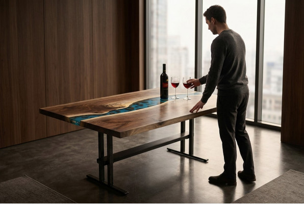 Ontwerper tafel Handgemaakt Waterval Salontafel Bijzettafel Salontafel Prijs