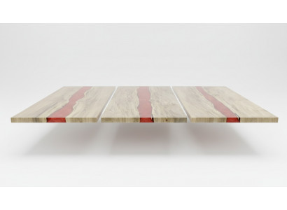 Epoxiehars Epoxy Stroom Op Maat Tafel Echt Hout Prijs 1m² Tafels Hars